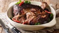 Pernil de porco ao vinho tinto