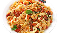Fettuccine com Camarões