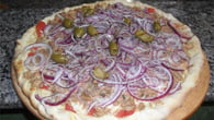 Massa de pizza para forno a lenha (com semolina)