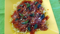 Espaguete com molho ao sugo