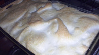 Deliciosa torta de maçã com merengue