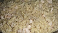 Parafuso ao molho cremoso de frango