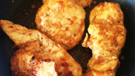 Filé de frango frito sem óleo