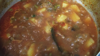 Ensopado de carne com batata