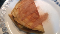 Crepioca com banana da Ana