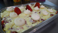 Pavê de morangos