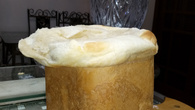 Pão caseiro feito na panificadora doméstica
