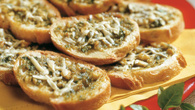 Bruschettas ao manjericão