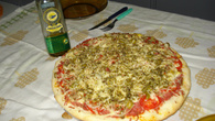 Pizza à moda da casa