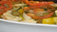 Bacalhau em camadas