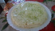 Bolo com mousse de limão