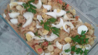 Salada de batatas com atum