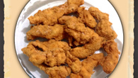 Tirinhas de frango empanadas (sequinhas)