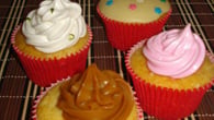 Cupcakes de baunilha