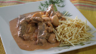 Estrogonofe de Carne