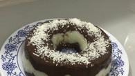 Manjar de chocolate com coco