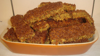 Barra de cereal de banana