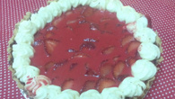 Torta de morango diet