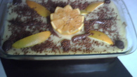 Pavê de laranja com chocolate