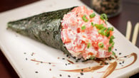 Temaki philadelphia (salmão e cream cheese)