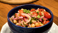 Salada de grão-de-bico