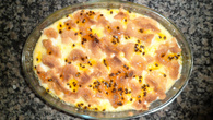 Pavê de maracujá com suspiro