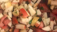 Salada simples e deliciosa de maçã