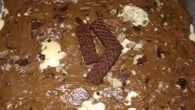 Torta de Bis com sorvete