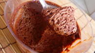 Mousse de chocolate aerado