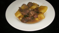 Carne de panela com mandioca