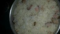 Arroz com bacon