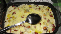 Torta de batata com calabresa