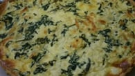 Quiche de ricota com espinafre