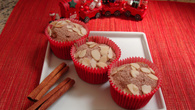 Cupcake integral com frutas secas e maçã da Abima