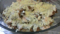 Coxa de frango com creme de leite