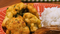 Couve - flor frita