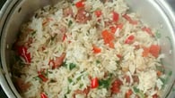 Arroz com pimenta (dedo-de-moça)