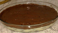 Torta de bolacha de chocolate e nata