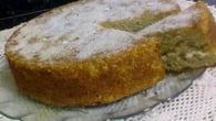 Bolo de maçã com banana