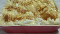 Arroz doce com ovos nevados