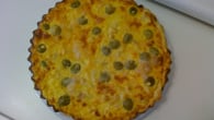 Quiche de frango com tomate seco