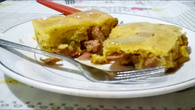 Torta grande de salsicha da Bruna