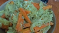 Filé de tilápia com legumes