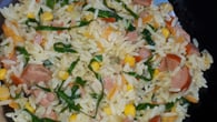 Arroz de salsicha especial