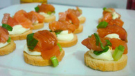 Canapé de salmão