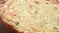 Quiche de frango com azeitonas