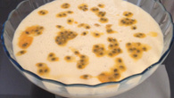 Delicioso mousse de maracujá