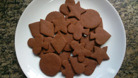 Biscoito amanteigado de chocolate com canela