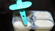 Picolé de coco caseiro