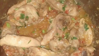 Frango à passarinho refogado